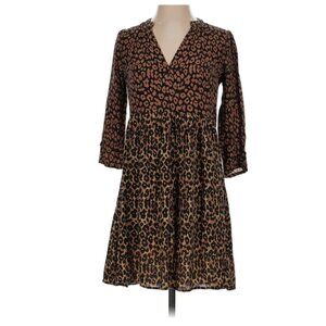 Maeve by Anthropoloige Animal Print XS Flowy Dress